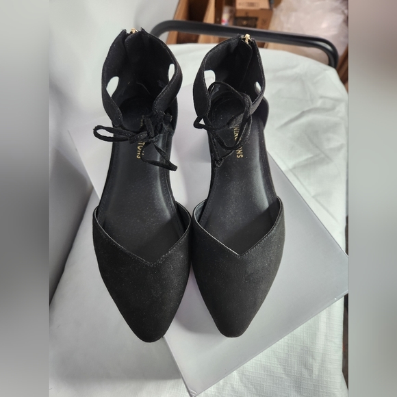 Penningtons Extra Wide Width Lace up Dressy Flats size 7WW NWT - Picture 4 of 9